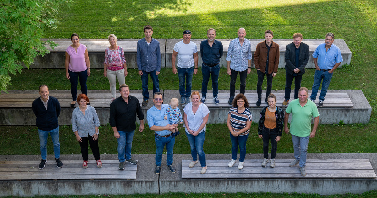 Gruppenfoto der MusikschullehrerInnen Fladnitztal